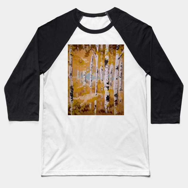 Aspen Forest Baseball T-Shirt by YamiSnuffles